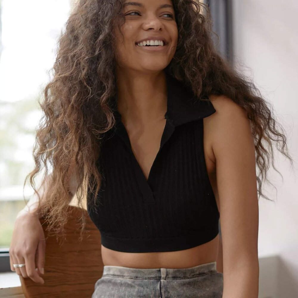 NWT Urban Outfitters Out From Under Break Point Collared Bra Top